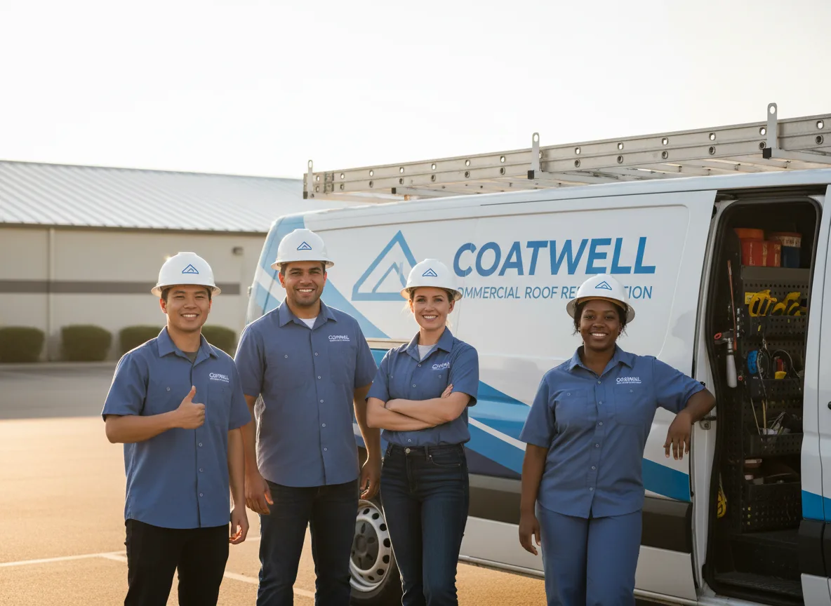 Commercial roof coating company in Dana, IA